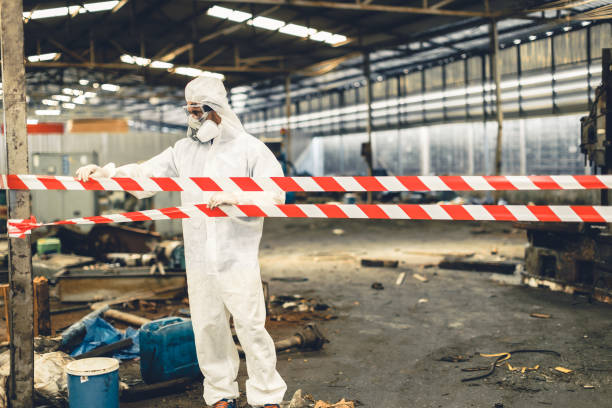 Professional Drug Lab Cleanup technician working in Long Barn, CA